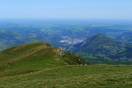 Vallée depuis Hautacam en VTT