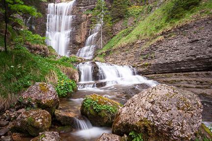 Grande cascade du cirque de Saint Même - Chartreuse - vue 1