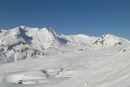 Pic d'Anéou et Pena Blanca depuis le col de Soum de Pombie