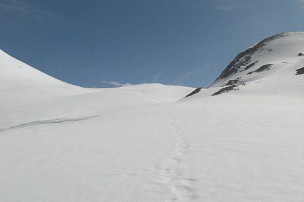 Approche du col de l'Iou, tour du pic du Midi d'Ossau