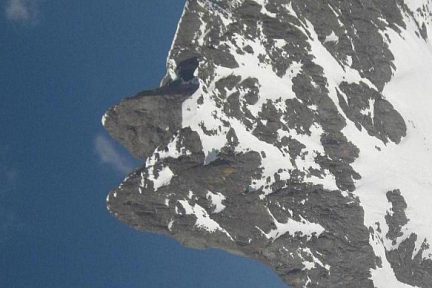 Le pic du Midi d'Ossau vu depuis le sommet Ouest du col de l'Iou