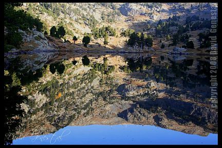 Lac Achard à l'automne