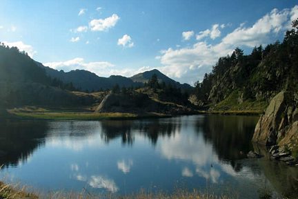 Lac au-dessus du lac de Colomers, circuit des Encantats