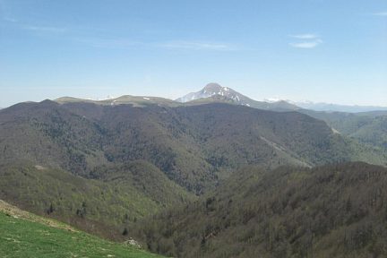 Le pic d'Orhy vu du sommet Sud d'Occabe, 1466 m, vue 3