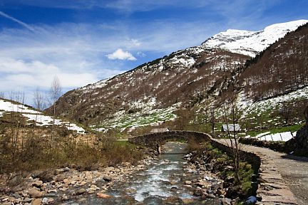 Pont de Nadau en redescendant vers Gavarnie