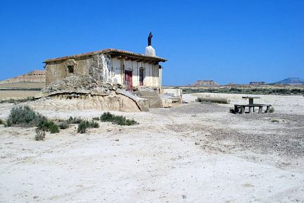 Ancienne cabane dans le Désert des Bardenas