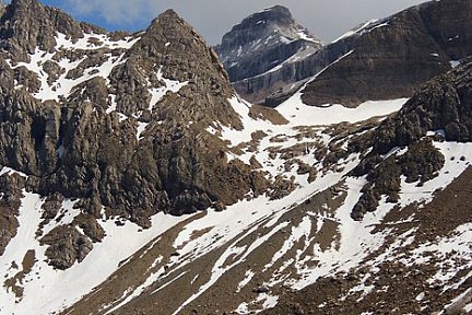 Casque du Marboré depuis le col de Tentes