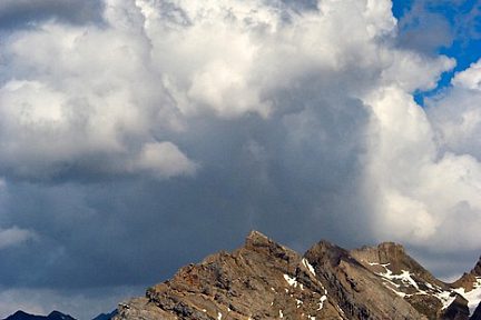 Nuages depuis le col de Tentes