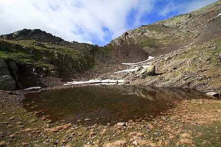 Petit lac avant la dernière montée