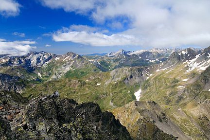 Depuis le sommet du Soum de Male