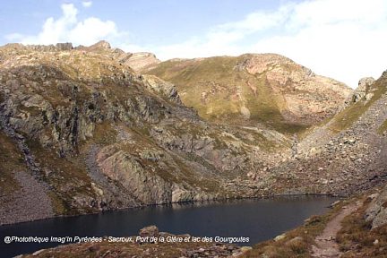 Port de la Glère et lac des Gourgoutes, versant espagnol
