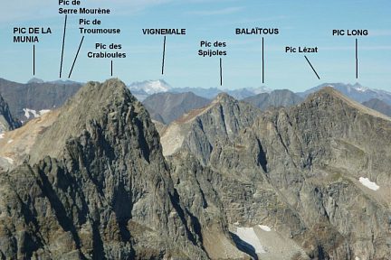 Depuis le sommet du pic de Maupas (3109 m)