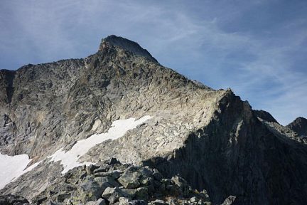 Pic de Maupas (3109 m) vu depuis la Tusse de Maupas