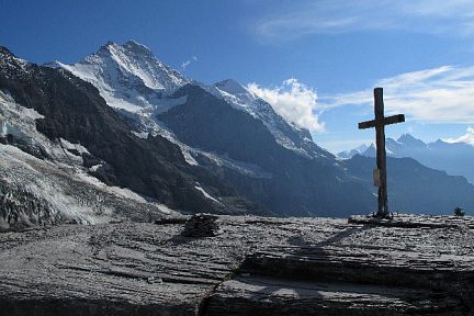 La Jungfrau vue depuis le Rotstock