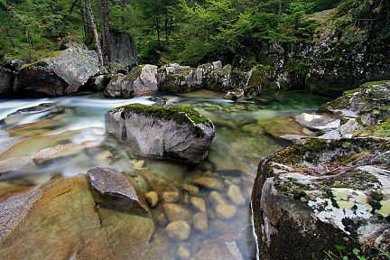 Rivière entre Cauterets et le Pont d'Espagne