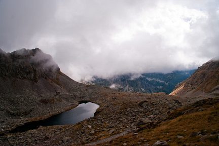 Lac de Fenestre dans le Mercantour