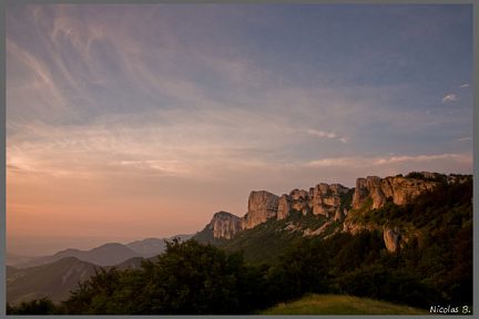 Monts du Matin depuis le col de Tourniol