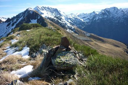 Pics de Crabère et Maubermé depuis le Cap de la Pique