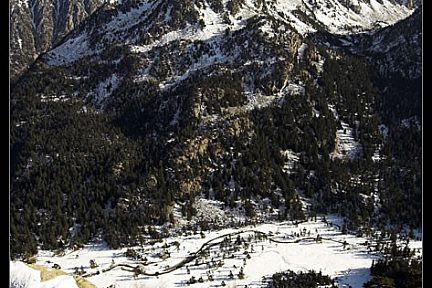 Point de vue au dessus de la vallée