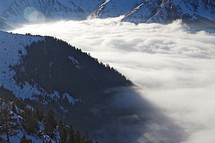 Vallée de Cauterets depuis le col de Riou