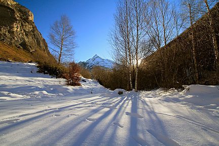 Pimené et soleil au dessus de Gavarnie