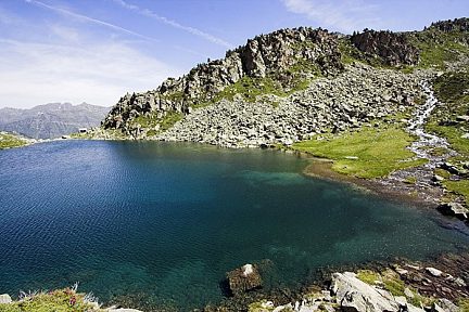 Lac de la Glère en juin 2007