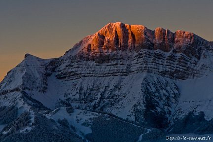 Coucher de soleil sur le Grand Veymont