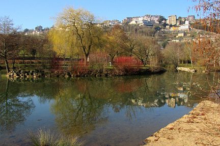 Berges de l'Aveyron, lors de la balade à Layoule, Rodez