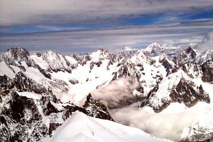 Vue depuis l'Aiguille du Midi - ALPES