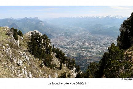 Panoramique depuis la Moucherotte