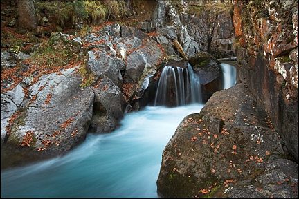 Cascade au-dessus de Cauterets, sur la route du pont d'Espagne