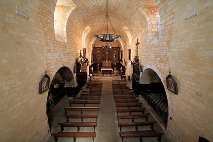 Intérieur de l'église de Domme - vue 2