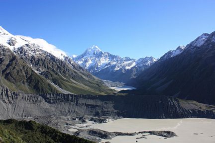 Aoraki, le Mont Cook en Nouvelle-Zélande