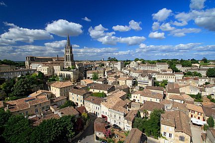 Saint-Emilion depuis le sommet de la Tour du Roy