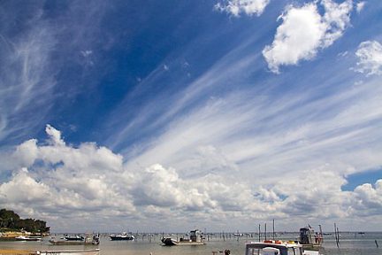 Le Bassin d'Arcachon depuis le Cap Ferret