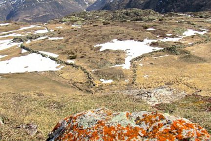 Sur le plateau de Saugué dans les Pyrénées