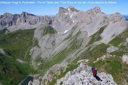 Pic et Table des Trois Rois vus depuis le Billare