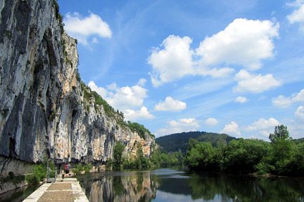 Chemin de halage du Ganil sur le Lot