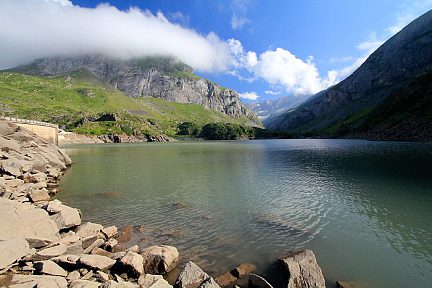 Lac des Gloriettes dans les Pyrénées