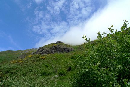 A côté du Puy Mary, volcan d'Auvergne