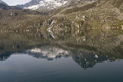 Lac Dets Coubous au petit matin
