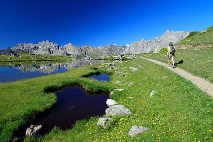 Randonnée au lac Laramon puis au lac du Serpent, Queyras