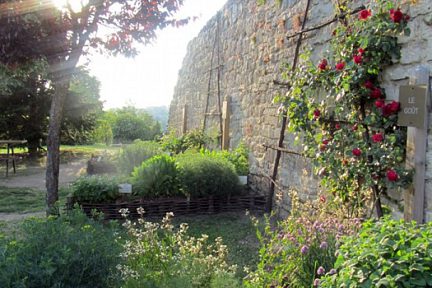 Capdenac le Haut, le "Jardin des Cinq Sens"