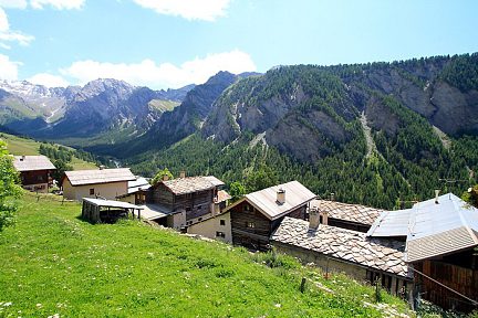 Les toits de Saint-Véran