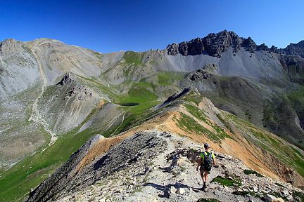 Descente vers le lac de Souliers