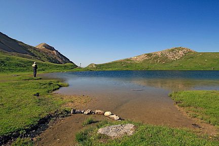Pécheur au lac de Souliers