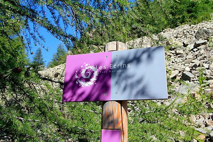Entrée du parc national des Ecrins