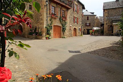 Fleurs dans Sainte Eulalie d'Olt