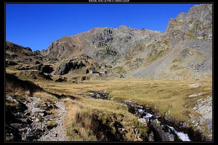 Sous le refuge de la Pra