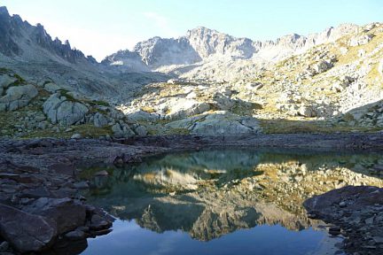 Lac Cantet et pic d'Ardiden